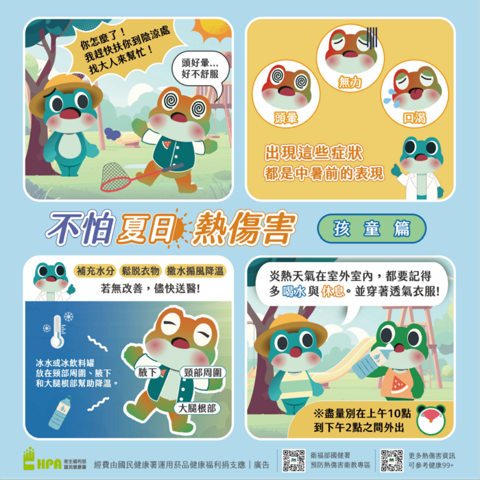 不怕夏日熱傷害_孩童篇